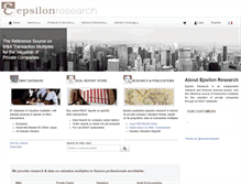 Tablet Screenshot of epsilon-research.com